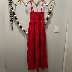 Monrow Gauze Smocked Dress